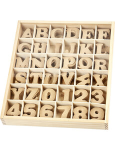 Creativ Company Houten letters & cijfers