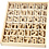Creativ Company Houten letters & cijfers, H: 4 cm, dikte 2,5 mm, 288 stuk/ 1 doos