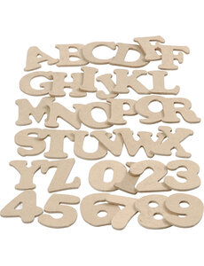 Creativ Company Houten letters & cijfers