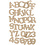 Creativ Company Houten letters & cijfers, H: 4 cm, dikte 2,5 mm, 36x10 doos/ 1 doos