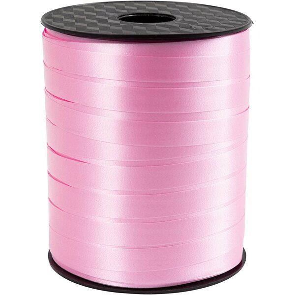 Creativ Company Cadeaulint, B: 10 mm, lichtroze, 250 m/ 1 rol