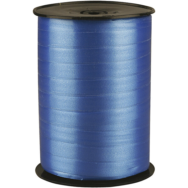 Creativ Company Cadeaulint, B: 10 mm, glossy, blauw, 250 m/ 1 rol