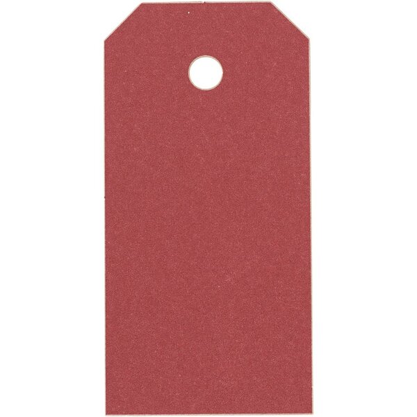 Manilla-labels, afm 4x8 cm, 250 gr, rood, 20 stuk/ 1 doos