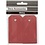 Manilla-labels, afm 4x8 cm, 250 gr, rood, 20 stuk/ 1 doos