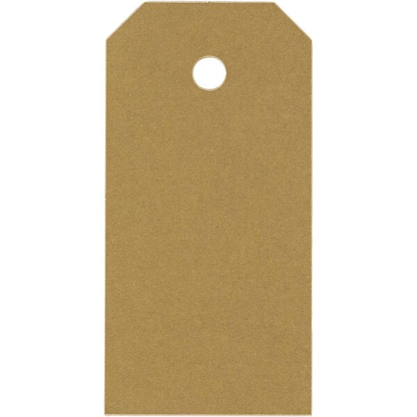 Creativ Company Manilla-labels, afm 4x8 cm, 250 gr, goud, 1000 stuk/ 1 doos