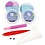 Shaun the Sheep LU-LA, lichtblauw, roze, paars, 1 set