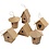 Creativ Company Mini Vogelhuisjes, H: 7 cm, 6 stuk/ 1 doos