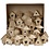 Creativ Company Mini Vogelhuisjes, H: 7 cm, 6x10 stuk/ 1 doos