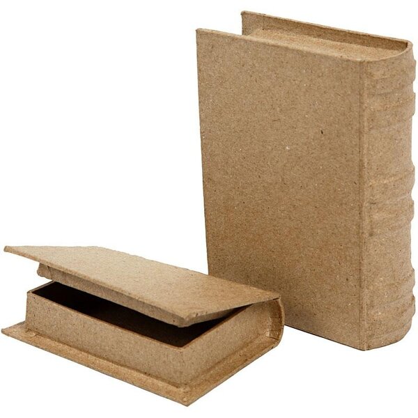 Creativ Company Boeken, afm 8x11,5x2,5 cm, 2 stuk/ 1 set
