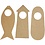 Creativ Company Deurhanger, afm 10x25 cm, 6 stuk/ 1 doos