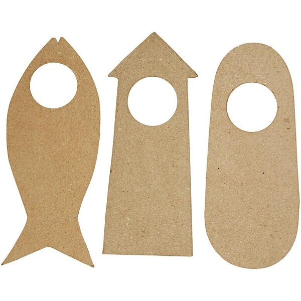 Creativ Company Deurhanger, afm 10x25 cm, 6 stuk/ 1 doos