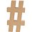 Creativ Company Teken, #, H: 20,5 cm, dikte 2,5 cm, 1 stuk
