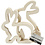 Paashazen, H: 14 cm, D: 2 cm, B: 13 cm, 2 stuk/ 1 doos