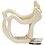Creativ Company Kippen, H: 13 cm, D: 2 cm, B: 13 cm, 2 stuk/ 1 doos