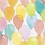 Creativ Company Inpakpapier, Ballonnen, B: 50 cm, 80 gr, pastelkleuren, 5 m/ 1 rol