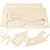 Creativ Company 3D Houten Constructie Set, Huis met veranda, afm 22,5x17,5x20,5, 1 stuk