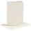 Creativ Company Kaarten en enveloppen, afmeting kaart 10,5x15 cm, afmeting envelop 11,5x16,5 cm, 110+230 gr, off-white, 6 set/ 1 doos