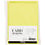 Creativ Company Kaarten en enveloppen, afmeting kaart 10,5x15 cm, afmeting envelop 11,5x16,5 cm, 110+220 gr, geel, 6 set/ 1 doos