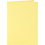 Creativ Company Kaarten en enveloppen, afmeting kaart 10,5x15 cm, afmeting envelop 11,5x16,5 cm, 110+220 gr, geel, 6 set/ 1 doos