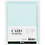 Creativ Company Kaarten en enveloppen, afmeting kaart 10,5x15 cm, afmeting envelop 11,5x16,5 cm, 110+220 gr, lichtblauw, 6 set/ 1 doos