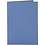 Creativ Company Kaarten en enveloppen, afmeting kaart 10,5x15 cm, afmeting envelop 11,5x16,5 cm, 110+220 gr, blauw, 6 set/ 1 doos