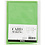 Creativ Company Kaarten en enveloppen, afmeting kaart 10,5x15 cm, afmeting envelop 11,5x16,5 cm, 110+220 gr, groen, 6 set/ 1 doos