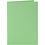 Creativ Company Kaarten en enveloppen, afmeting kaart 10,5x15 cm, afmeting envelop 11,5x16,5 cm, 110+220 gr, groen, 6 set/ 1 doos