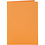 Creativ Company Kaarten en enveloppen, afmeting kaart 10,5x15 cm, afmeting envelop 11,5x16,5 cm, 110+220 gr, oranje, 6 set/ 1 doos