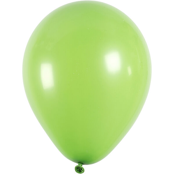 Creativ Company Ballonnen, rond, d 23 cm, groen, 10 stuk/ 1 doos