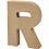 Creativ Company Letter, R, H: 10 cm, B: 7,5 cm, dikte 1,7 cm, 1 stuk
