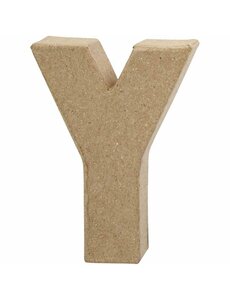 Creativ Company Letter, Y, H: 10 cm, B: 7,9 cm, dikte 1,7 cm, 1 stuk