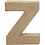 Creativ Company Letter, Z, H: 10 cm, B: 7,5 cm, dikte 1,7 cm, 1 stuk
