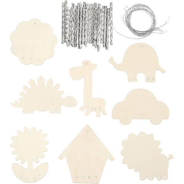 Creativ Company Windgong, afm 9-14 cm, dikte 2 mm, 24 stuk/ 1 doos