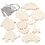Creativ Company Windgong, afm 9-14 cm, dikte 2 mm, 24 stuk/ 1 doos