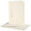 Creativ Company Passepartout kaarten , rechthoek, afmeting kaart 10,5x15 cm, afmeting envelop 11,5x16,5 cm, off-white, 10 set/ 1 doos