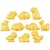 Sandy Clay® Vormpjes, afm 3,5-9,5 cm, 36 stuk/ 1 doos