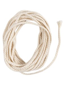  Lont, Geschikt voor dompelkaarsen (dia. 22-30 mm) en gegoten kaarsen (dia. 60-80 mm), 100 gr, 3 m/ 1 doos