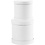 Trommel dozen set, H: 11+13 cm, d 11+13 cm, wit, 1 set