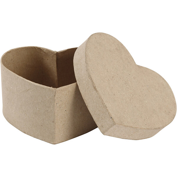 Creativ Company Hartvormige doos, H: 6 cm, afm 11,5x11,5 cm, 1 stuk