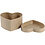 Creativ Company Hartvormige doos, H: 6 cm, afm 11,5x11,5 cm, 1 stuk