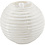 Creativ Company Papieren lamp, rond, d 7,5 cm, wit, 10 stuk/ 1 doos