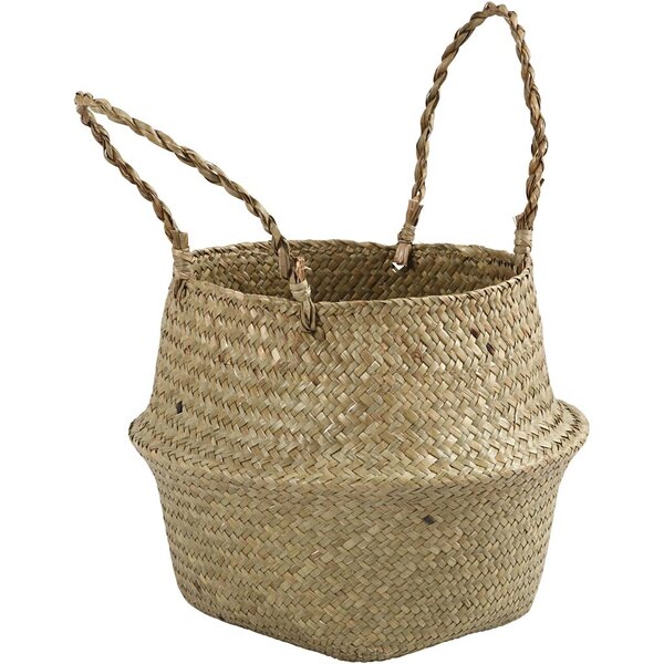 Creativ Company mand van zeegras, H: 13/24 cm, d 27 cm, 1 stuk