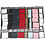 Naamkaarten, afm 9x4 cm, 220 gr, diverse kleuren, 8x10 doos/ 1 doos