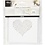 Creativ Company Kaart met Envelop, afmeting kaart 13,5x13,5 cm, afmeting envelop 14,5x14,5 cm, 240+110 gr, wit, 5 set/ 1 doos