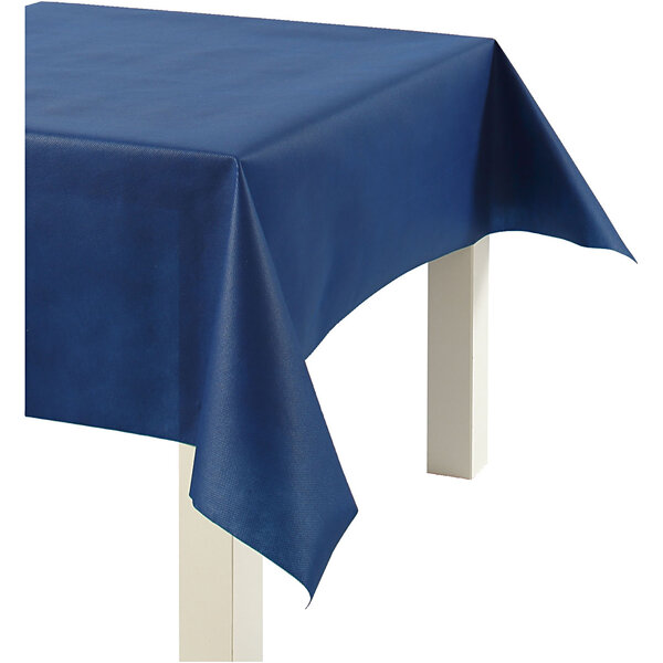 Creativ Company Tafelkleed gemaakt van Namaaktextiel, B: 125 cm, 70 gr, donkerblauw, 10 m/ 1 rol