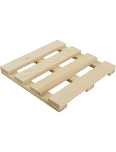 Houten onderzetter, H: 1,5 cm, L: 15 cm, B: 15 cm, afm 15x15 cm, 12 stuk/ 1 doos