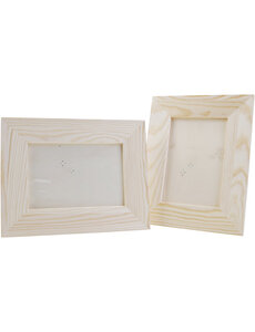  Houten lijst, afm 23x18 cm, 12 stuk/ 1 doos