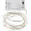 Creativ Company LED Slinger met lampjes, L: 3,15 M, zilver, 1 stuk