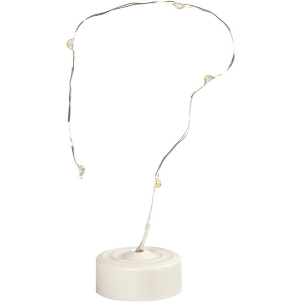 Creativ Company LED lichtslinger, L: 27 cm, zilver, 1 stuk