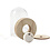 Creativ Company LED lichtslinger, L: 27 cm, zilver, 1 stuk